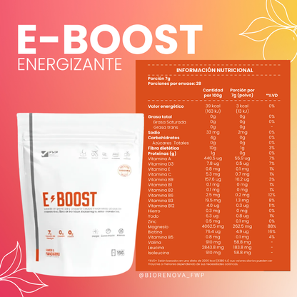 E-BOOST – Energía, enfoque y claridad mental sin bajones